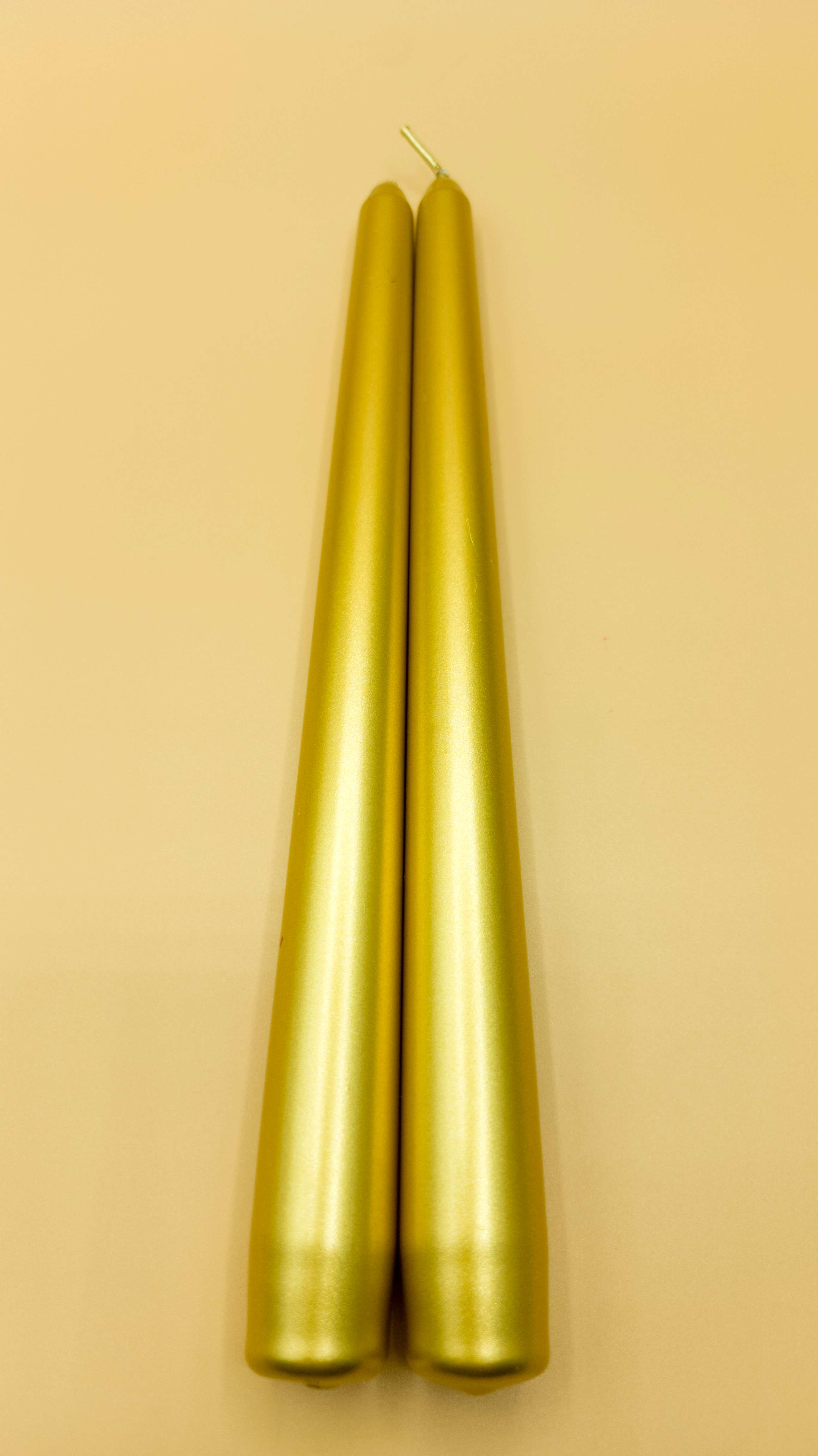 Şamdan Mumu 2 Adet Gold (Altın)