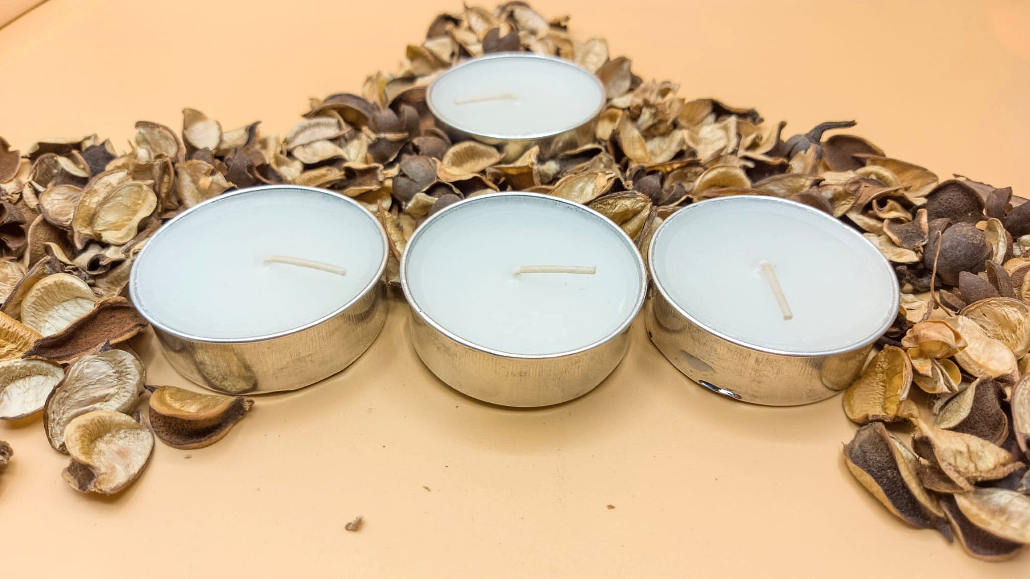 Silver Tealight 50 Adet